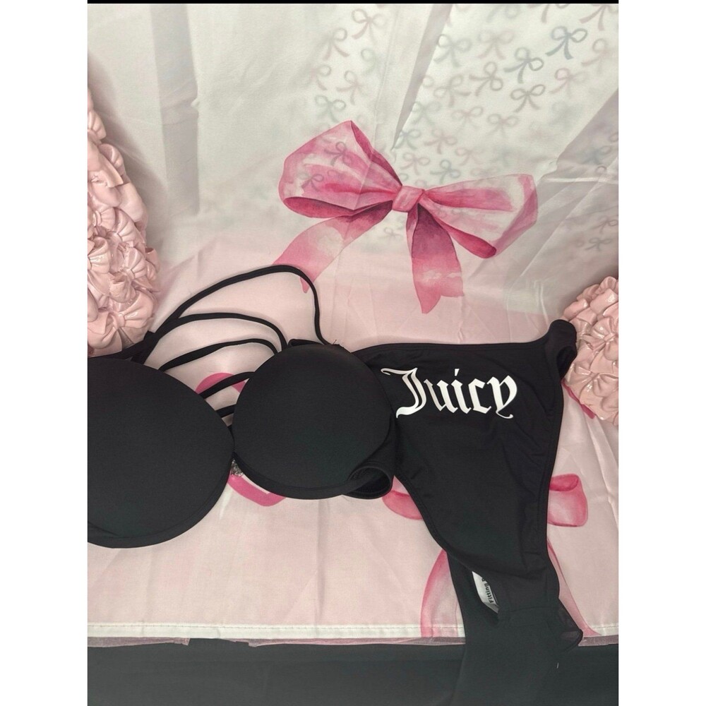 Juicy Couture Bikini Swimsuit, 3 piece set-Medium